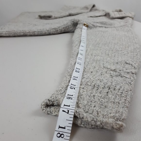 Esprit Oatmeal Textured Collar Sweater - Picture 8 of 14